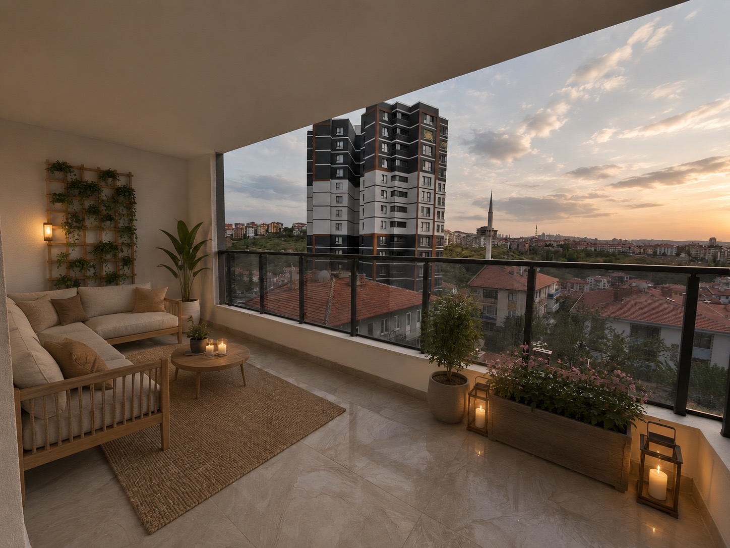 Eroğlu Prestij 4+1 Teras Manzara