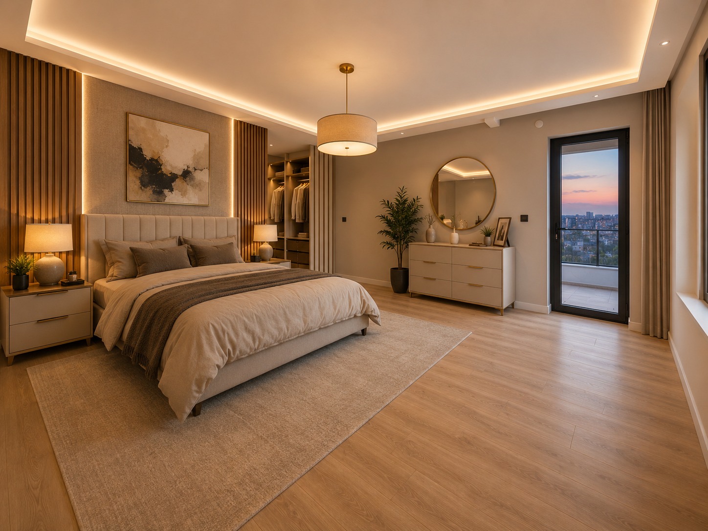 Eroğlu Tower 4+1 Ebeveyn Yatak Odası