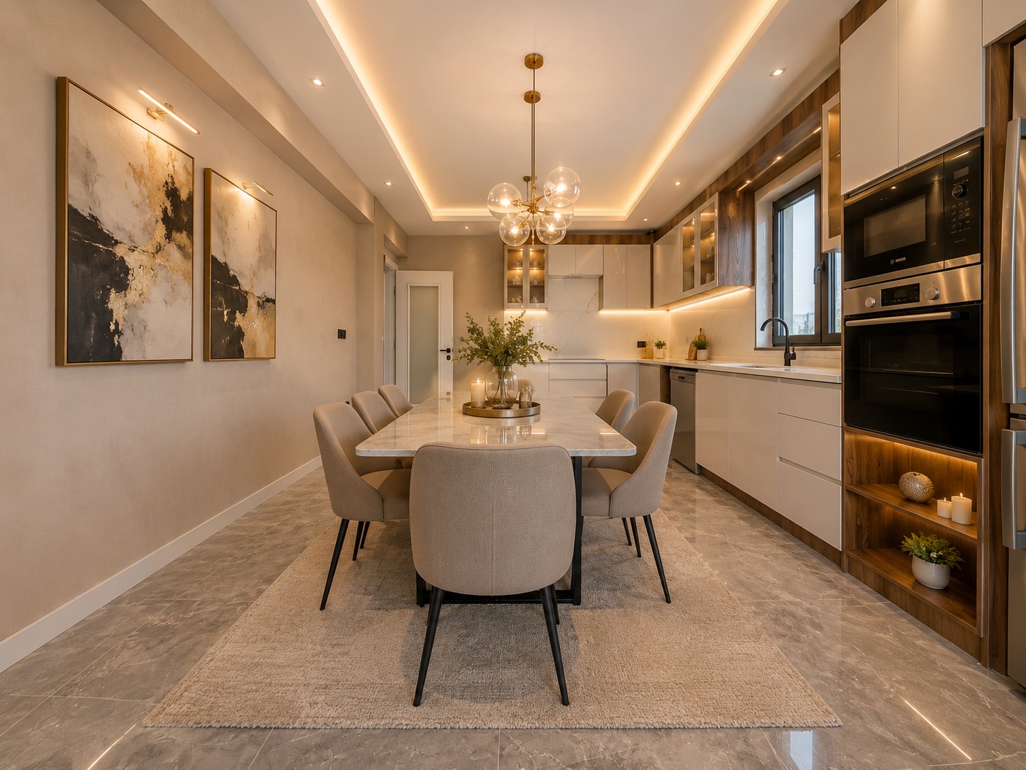 Eroğlu Tower 4+1 Yemek Odası